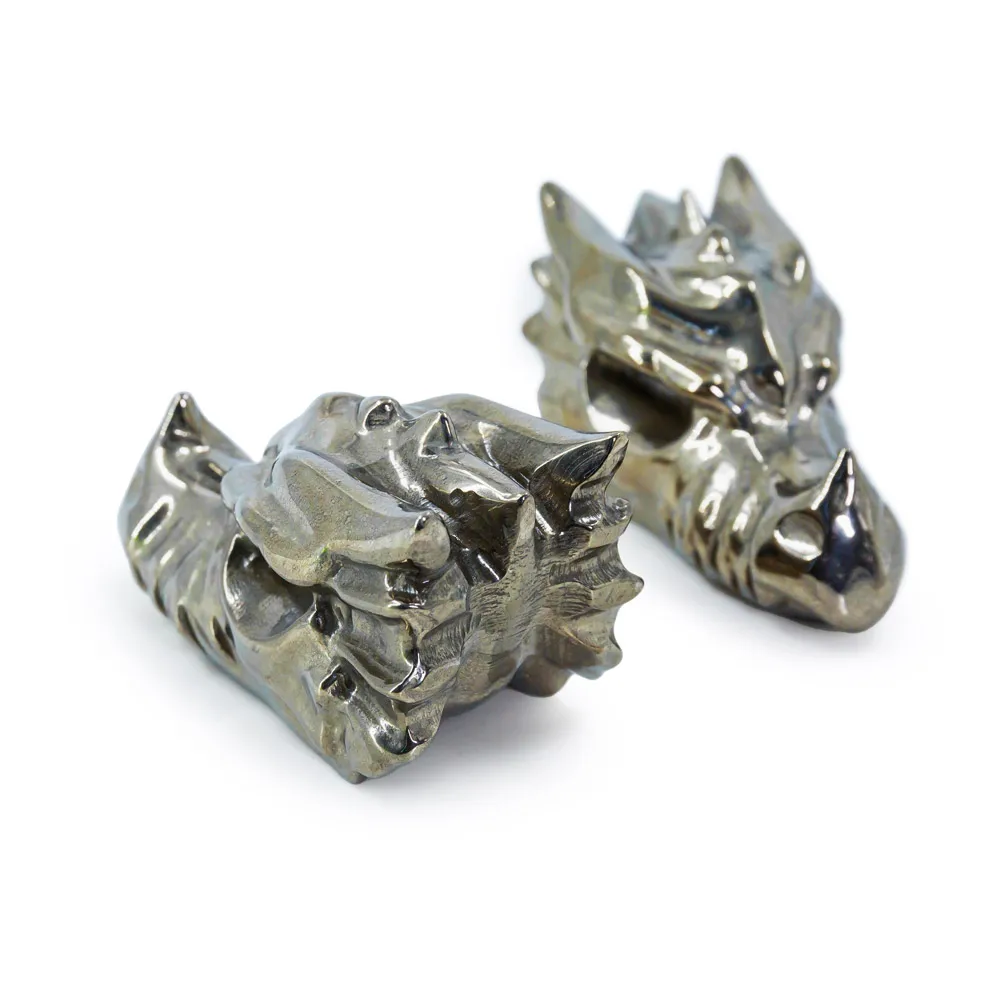 Wholesale Polished Pyrite Dragon Head Healing Nature Crafts Crystals