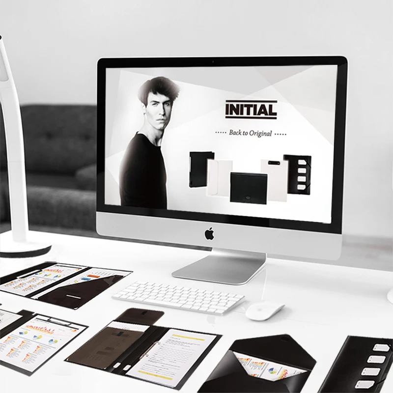 Пластиковая папка для файлов TOPTEAM A4 с мягкой обложкой на заказ