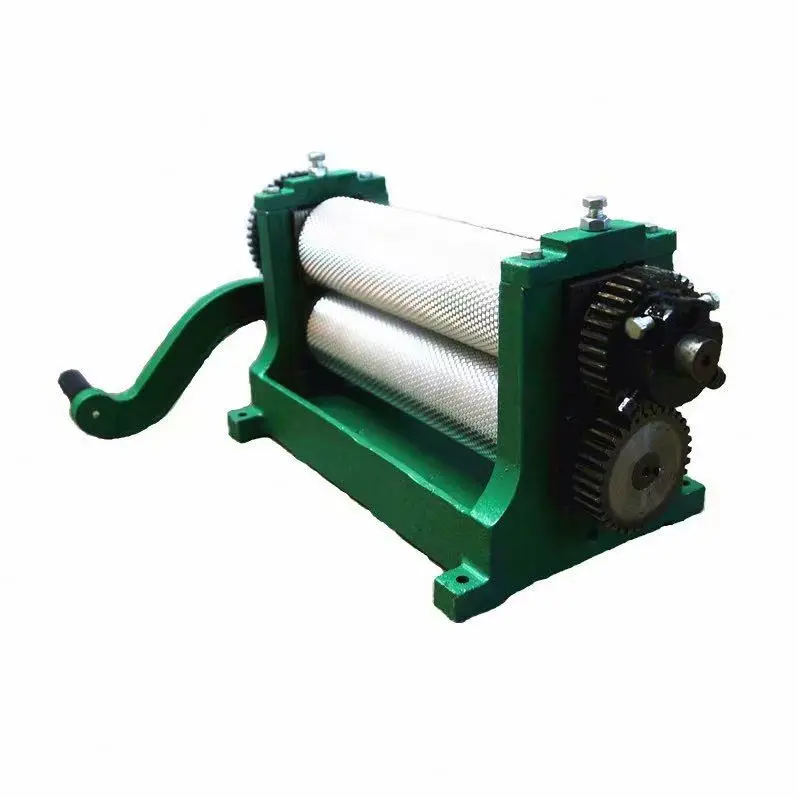 Manual Embossing Comb Sheet Making Beeswax Foundation Roller Machine 4.9MM Honeycomb Press Mill Wax Aluminum Alloy Multifunction
