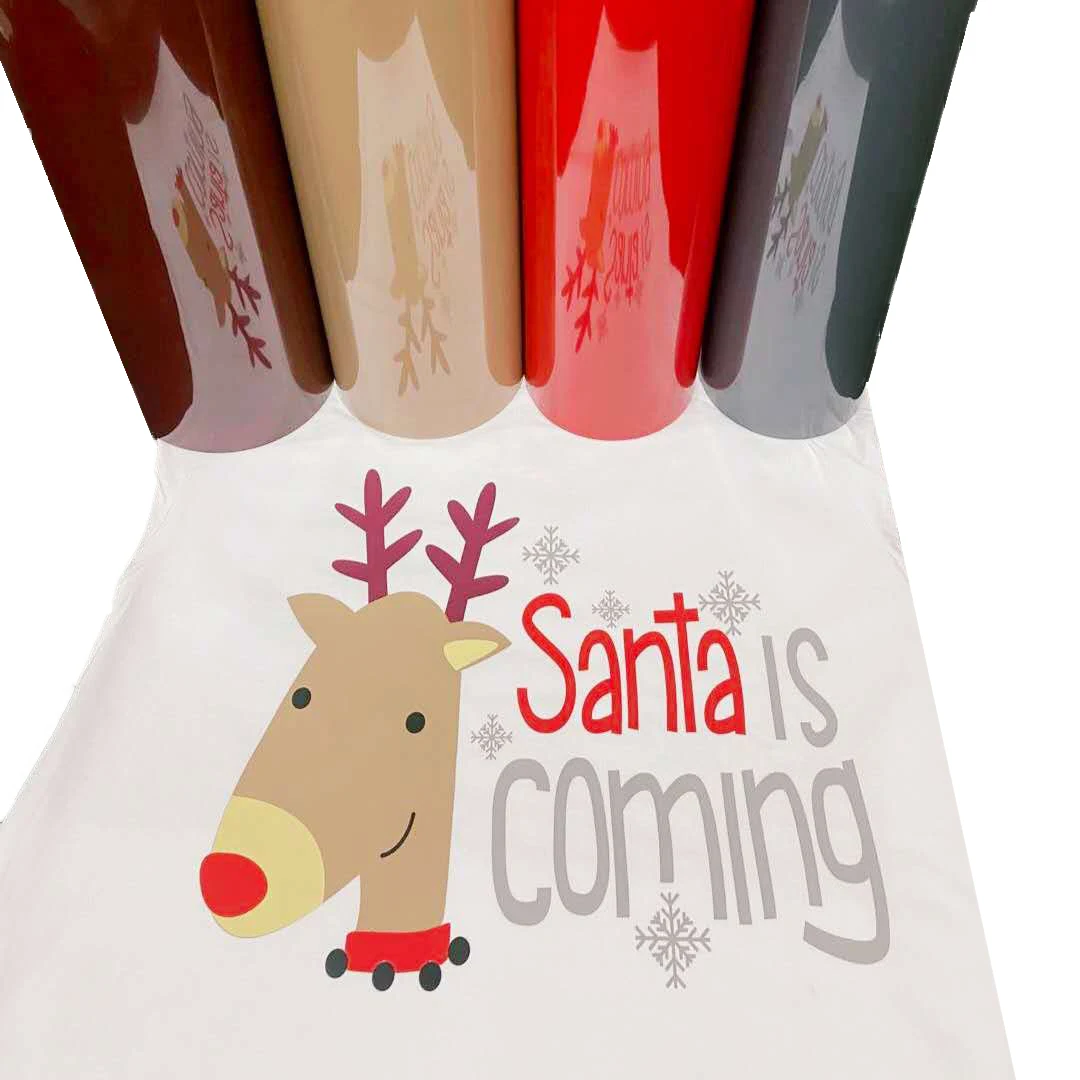 PU flex heat transfer print htv vinyl factory wholesale iron on vinil textil stretchable cricut suitable