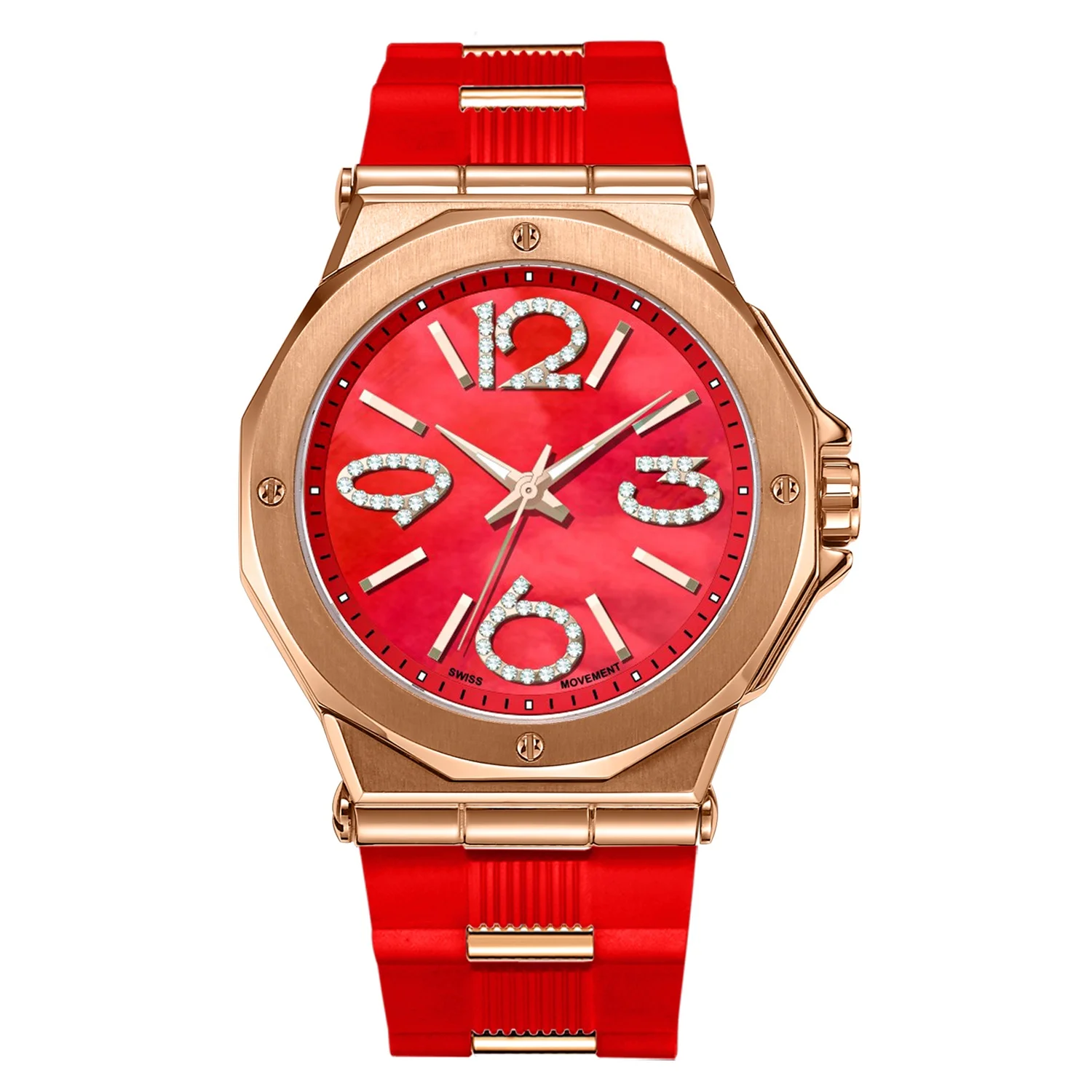 High Quality Luxury Brand Rose Gold Fashion Lady Sport Wrist watch Quartz Women Watches