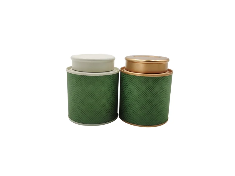 50 Gram 50 g Tea Paper Cans Packaging 100 Gram 100 g Tea Packaging Canister with Custom Colors