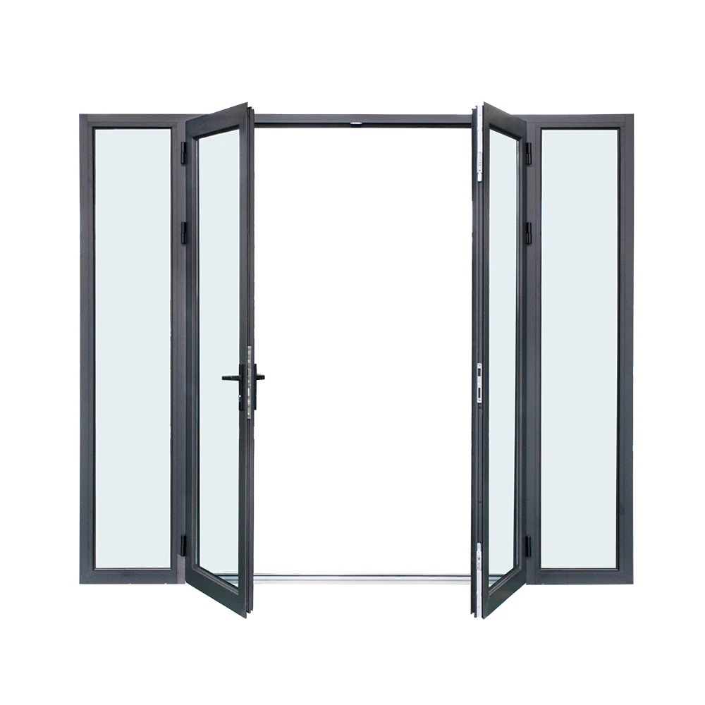  Australia hinged patio door frame fire rated aluminum double swing casemnet with
