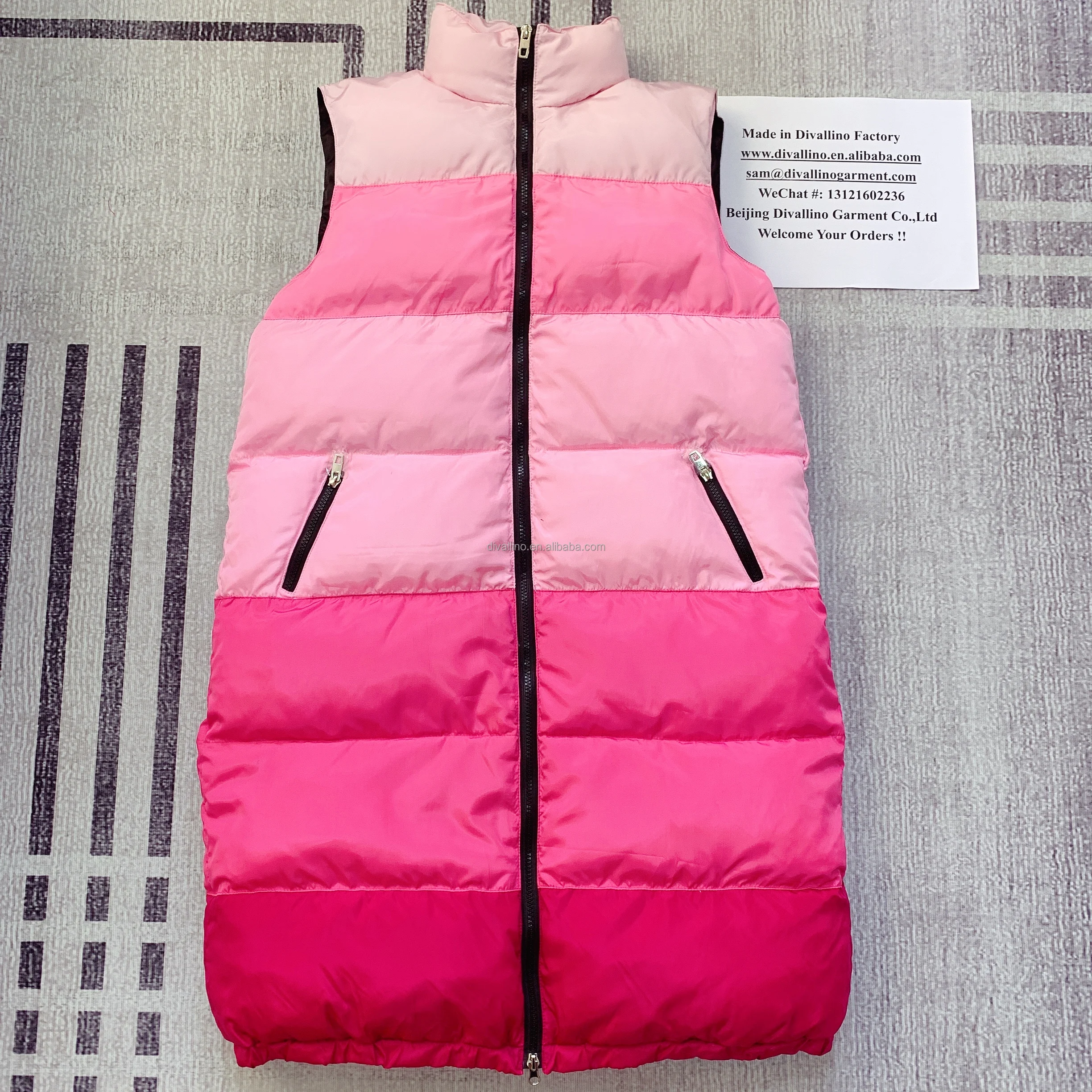 2024 HOT SALES!!  Factory of Winter Puffer Vest Down Feather Vest Multi-colored Vest with Lowest Wholesale Prices