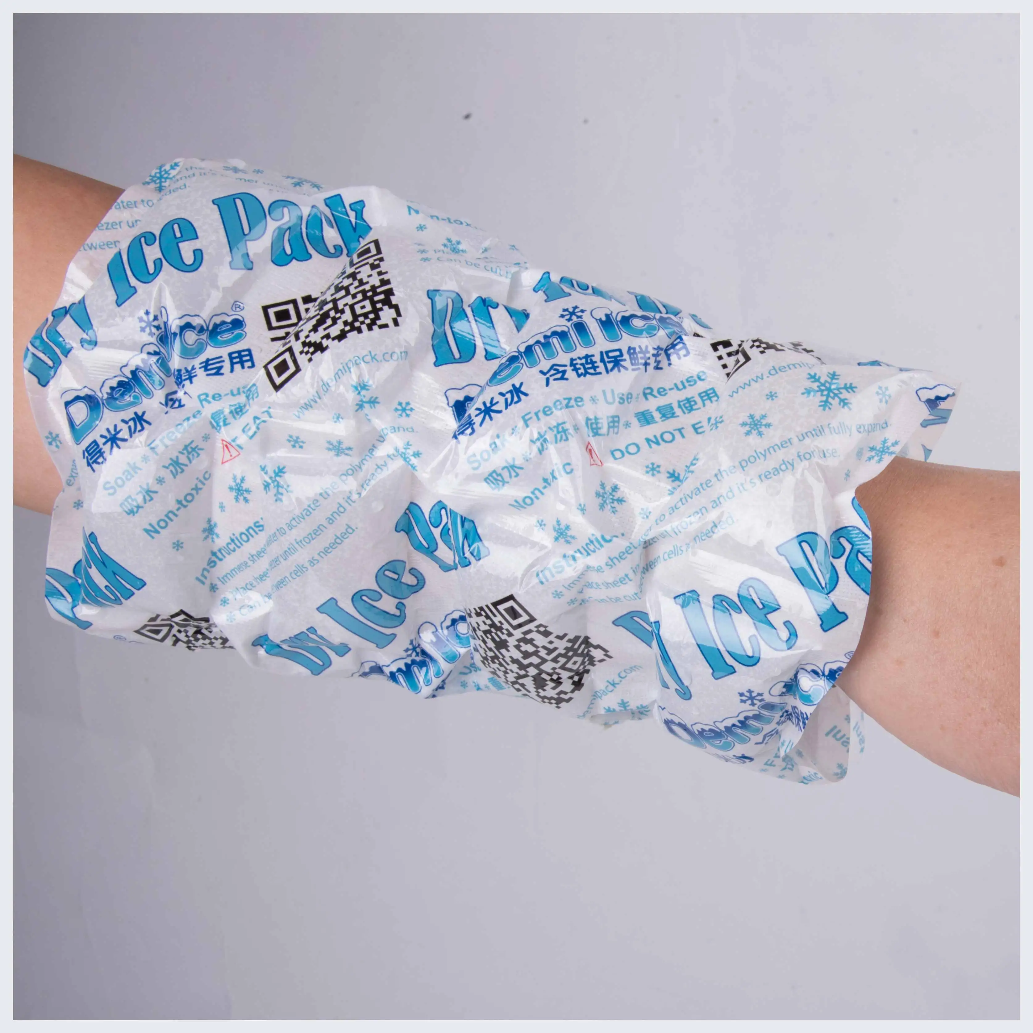 Disposable Thermal Insulation Ice Gel Pack For Seafood/Chocolate Food Shipping fresh keep ice pack biological ice pack