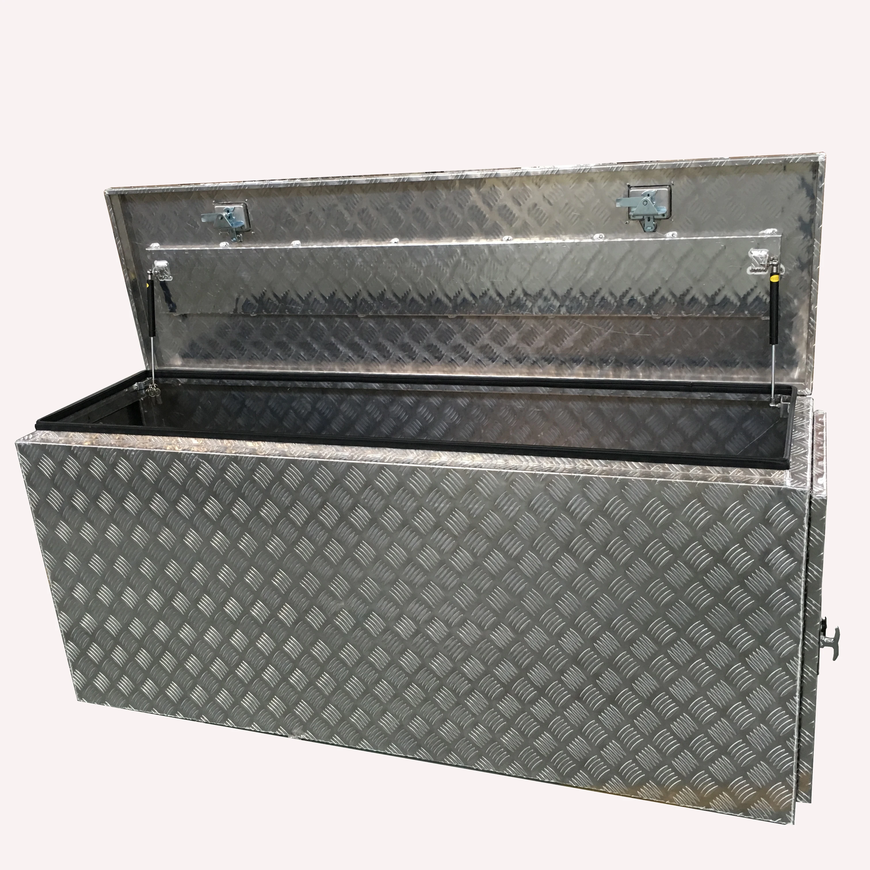 three door aluminium  truck tool box for Germany market