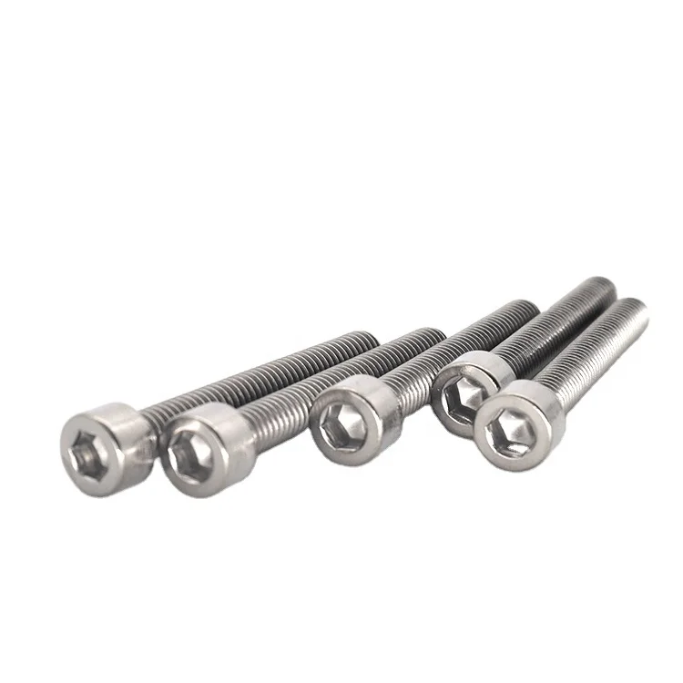 Din912 Machine Screw Hex Socket Pan Head Screw Iso7380 Titanium Bolt M3 Gr5 Iso7380 Titanium Screw