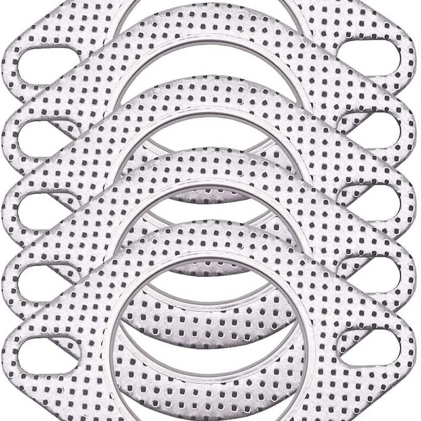 Kerui 2-болт 2 5 дюйма 62 мм с наружной резьбой фланца выхлопной трубы прокладка turbo/коллектор