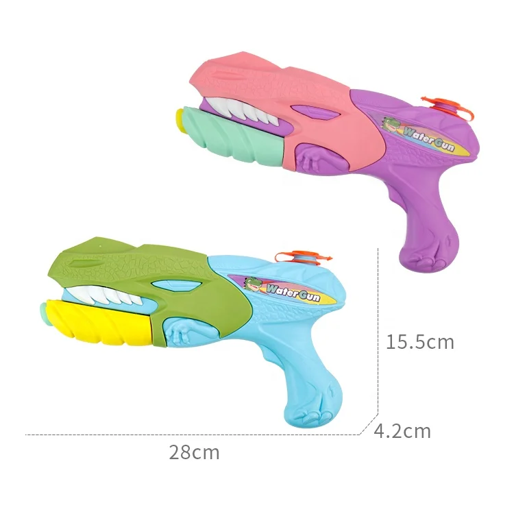 2024 Newly Outdoor Toys Pressure Water Gun 2-colors Mixed Range 8-10M with Capacity 450ML