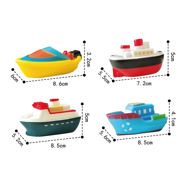 Hot sale carry ship floating boat other water toys set with slide car baby bathtub toys swimming pool outdoor