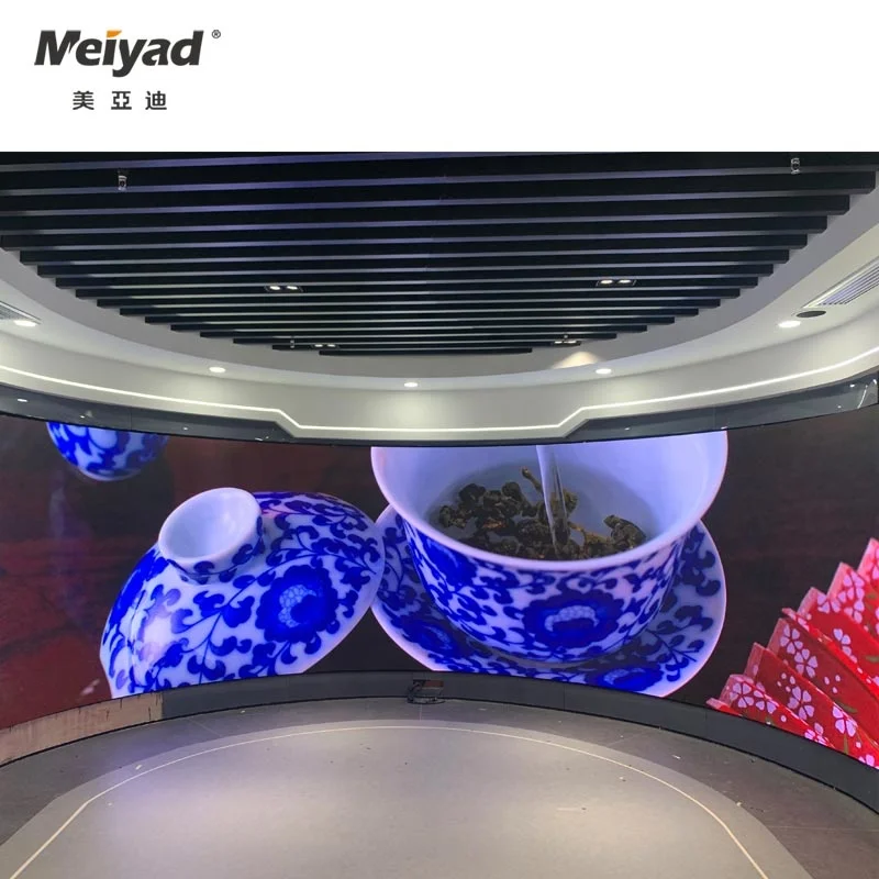 LED display screens flexible soft screen flexible LED display panels irregular curved LED display