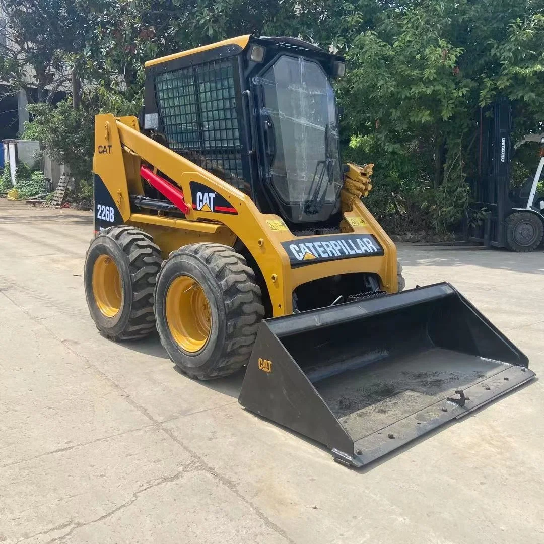 best  condition used loaders mini loader cat 226b  246c 246d  in shanghai skid steer loader