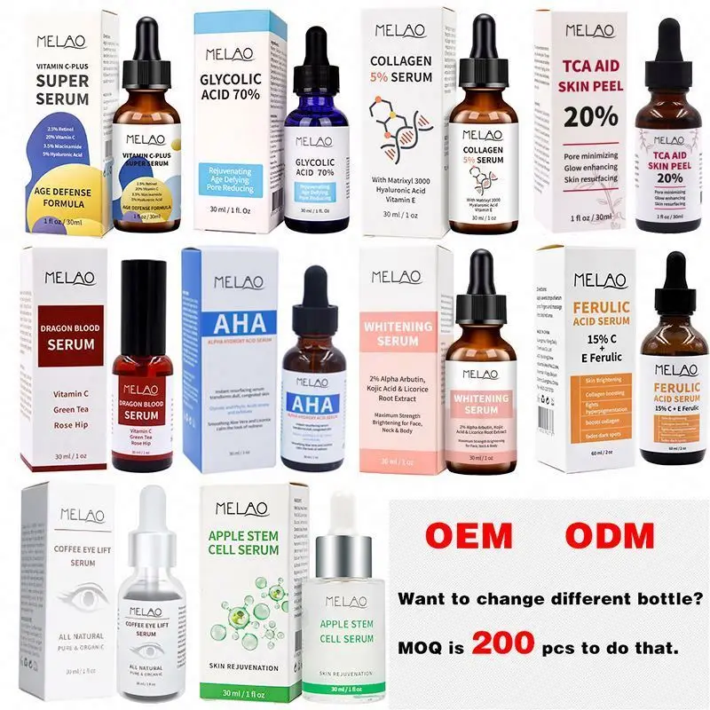 1 Fl Oz Anti Aging and Brightening Cheap Wholesale Collagen Pure Skin Care 20% Vitamin C Whitening Serum Thailand Private Label