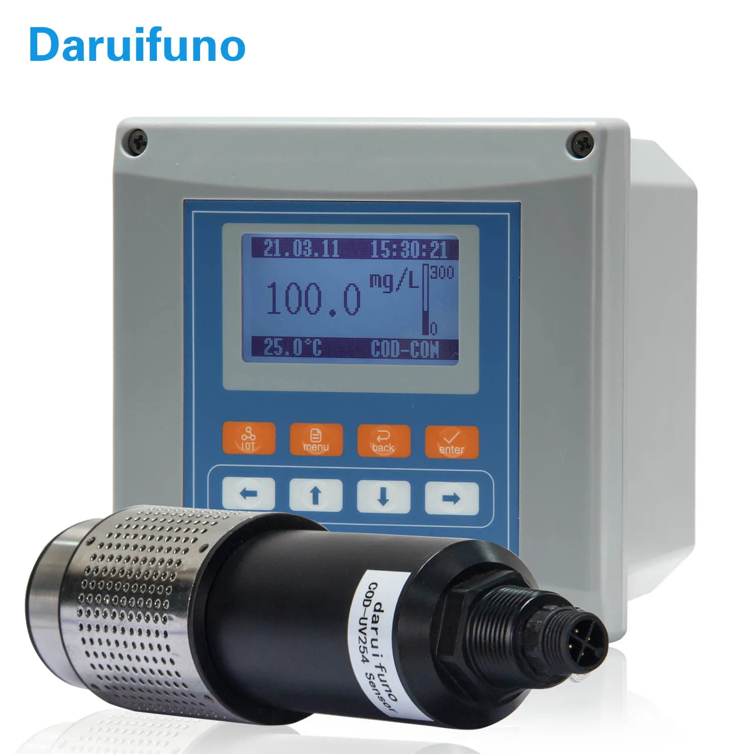 Turbidity Compensation Online UV TOC COD Probe for Wastewater