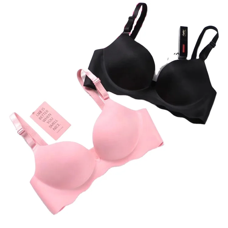 Low Price Comfortable Seamless Wireless Women Push Up Lingerie Y Gather Bra