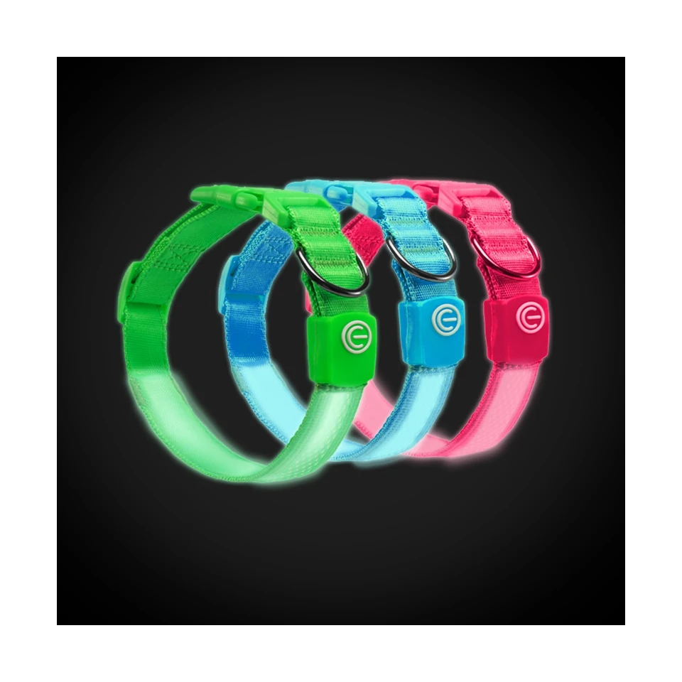 
Wholesale Luxury Neoprene Padded Nylon Designer Pet Product Custom Collar 