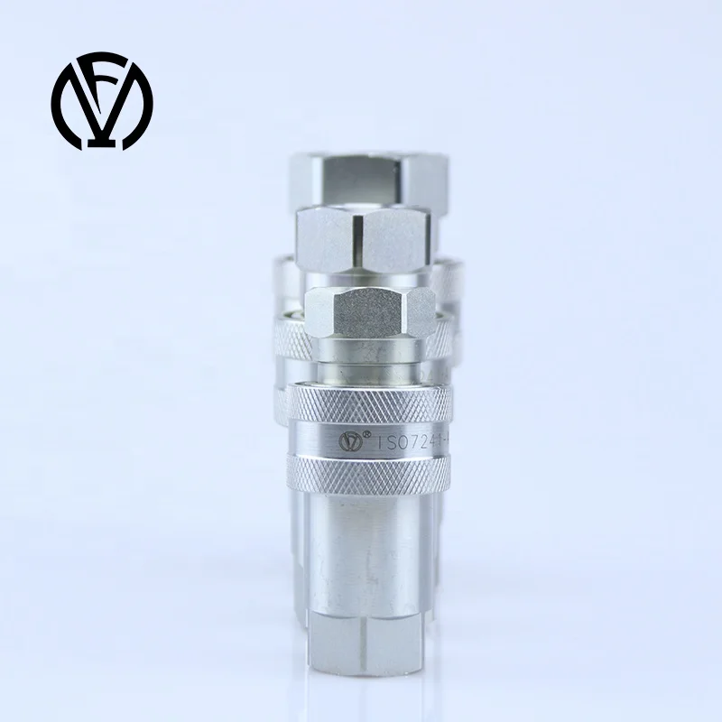 ISO7241-A hydraulic quick connectors  1/2 BSP NPT  Carbon Steel hydraulic quick coupler