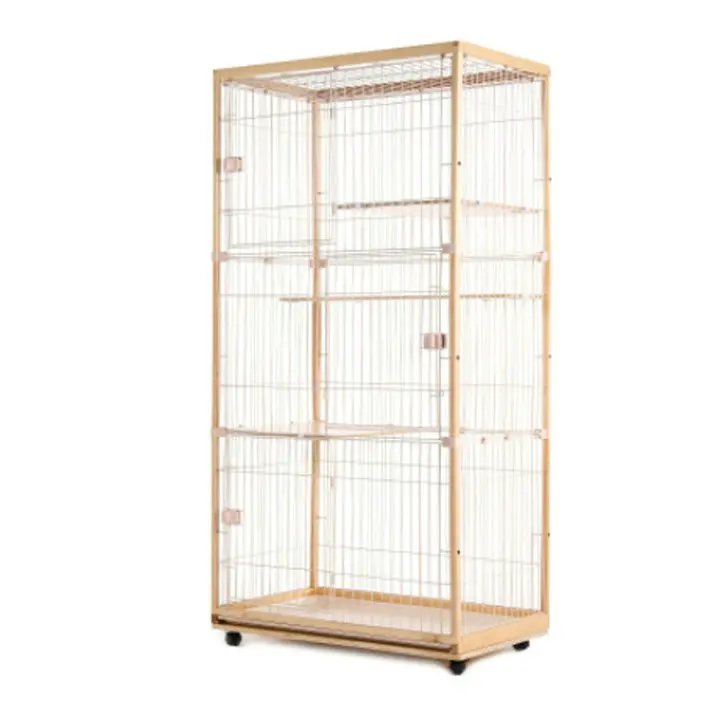 Wooden Pet Display Tiered Large pet cat/dog/pig/rabbit Cage Big Manufacturer Supplies Cheap Prices