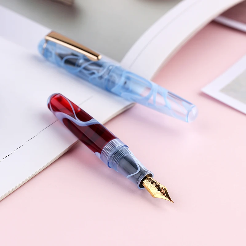 MAJOHN Q2 Mini style resin fountain Pens holder ink filling Ink sac Unisex portable pocket pen  made in China