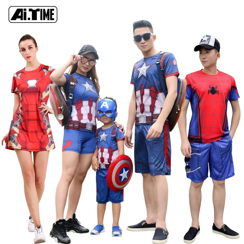 Wholesale custom dye sublimation printing adult hero costume movie synchronous manufacturing factory TV & Movie Costumes