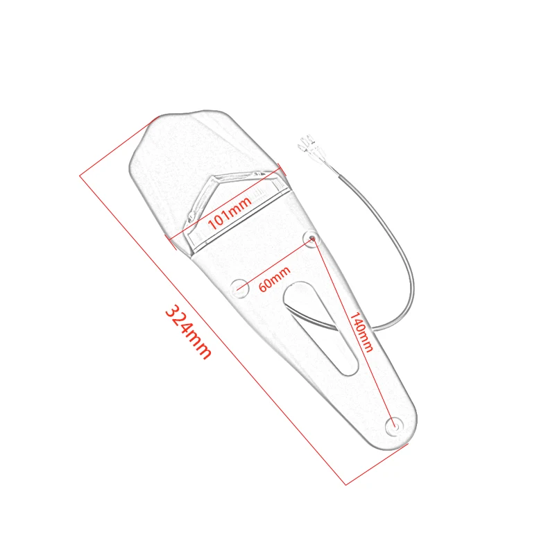 Motorcycle Fender Brake Stop LED Bike Back Lamp Rear Fender Eliminator Tail Light For KTM Kawasaki Yamaha BMW