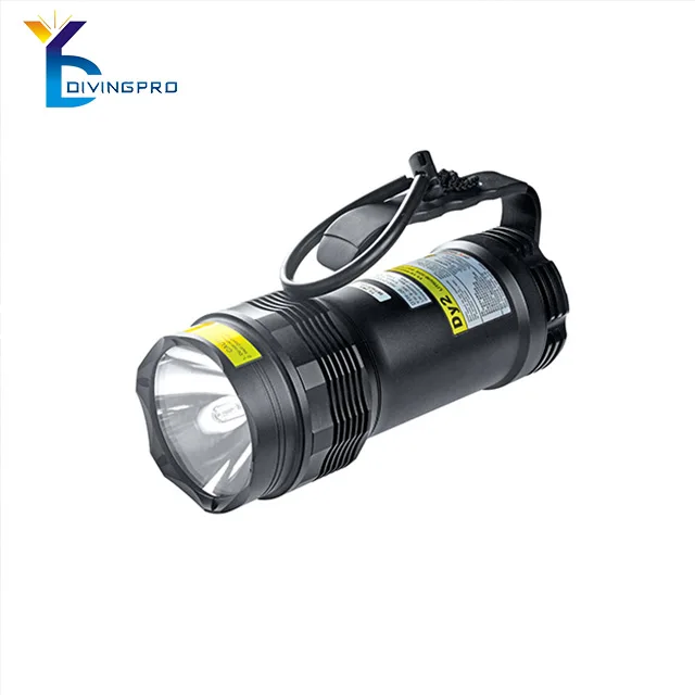 5000lm scuba handle diving flashlight underwater diving HID rechargeable torch powerful