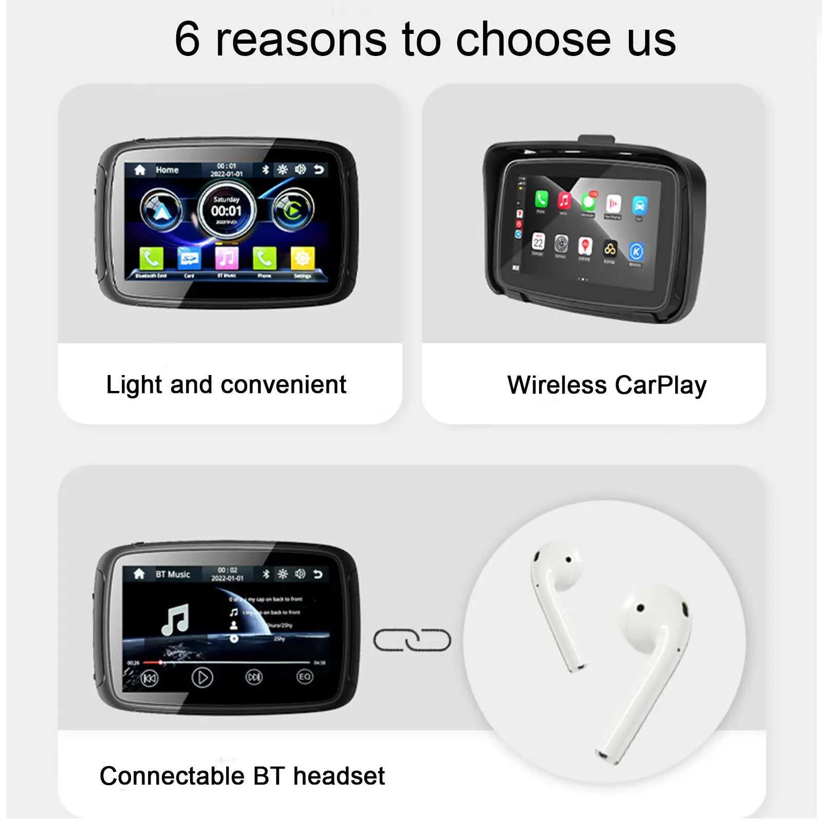 Распродажа gps-навигатор для мотоцикла 5 дюйма Bluetooth
