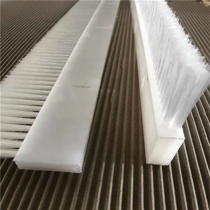 Concrete cement mixer external wall dust brush strip cleaning brush soft bristle brush