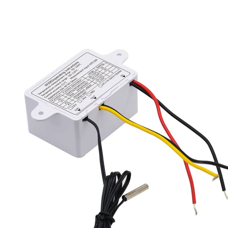  12V 24V 48V Термостат 110V-220V W3002 цифровой регулятор температуры на светодиодах повышенной 10a переключателем управления термостатом зонд Xh-w3002