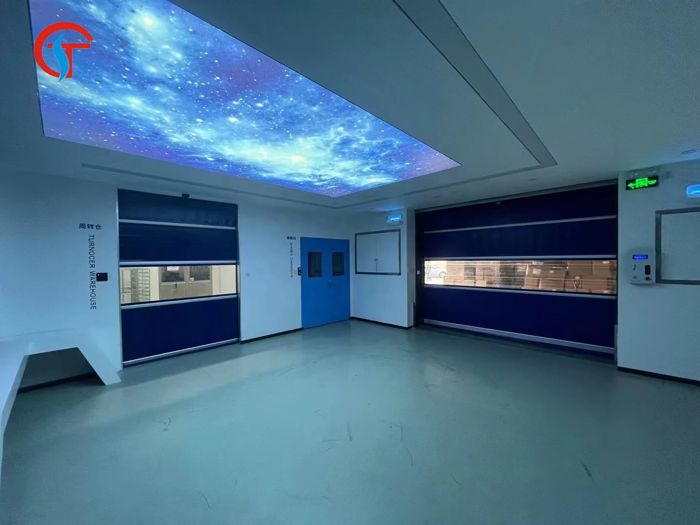 Shuotian PVC High Speed Doors Rapid Automatic Rolling Up Doors For Factory Warehouse Workshop