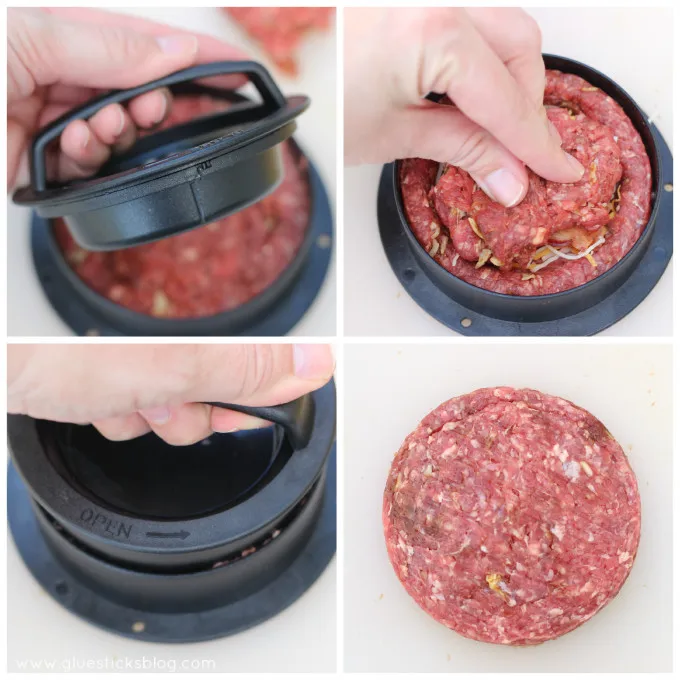 3-in-1 Stuffed Burger Press, Burger Maker Stuffed Hamburger Patty