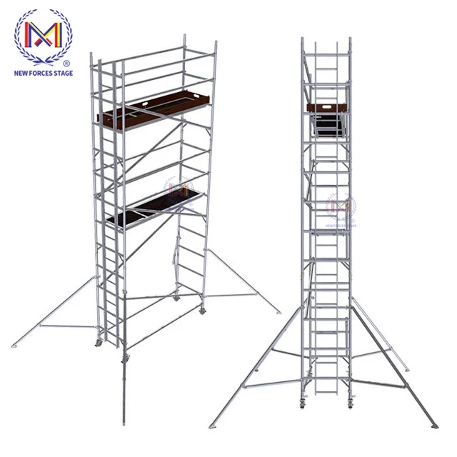 Safety Portable Aluminum Mobile Tower Scaffolding Frame For Sale