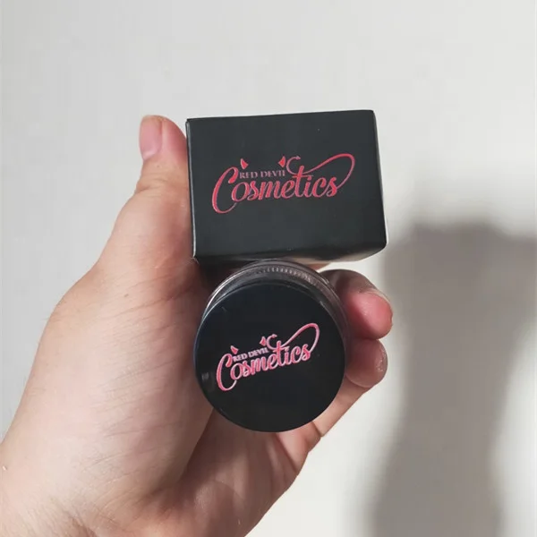 best selling custom logo waterproof dip brow eye brow gel makeup private label eyebrow pomade with eyebrow brush