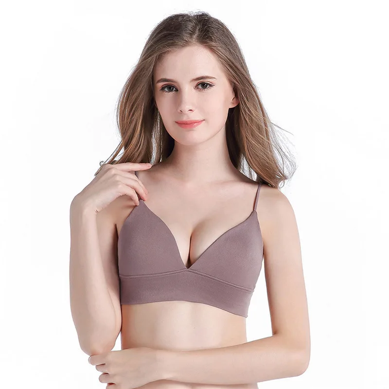 Magic Japan Breast Massage Girl seamless Push Up bra Ladies Custom Made Seamless Fitness Hot Sexy Women Sports Bra