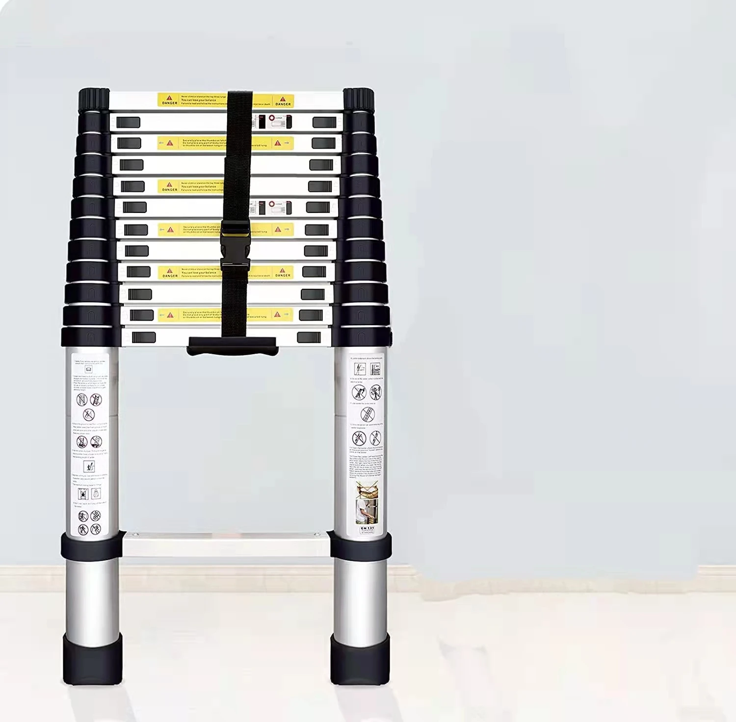 Aluminum Telescopic ladder Folding Sturdy Escada  Multi-purpose steps with en131