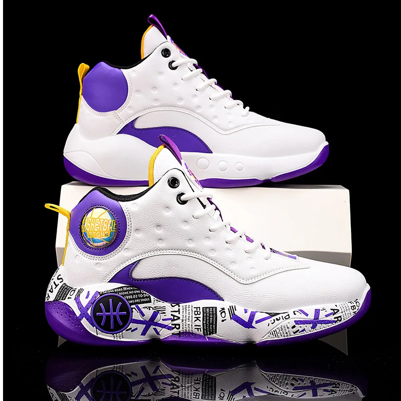 2023 NEW Style of Basketball Shoes Men 39-44 Size Hard-wearing Running Sports Shoes Basketball Game Sneakers Boy