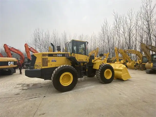 Japan original komatsu wa380-6 used wheel loader Komatsu WA380 WA350 WA320 WA470 WA200  With good quality