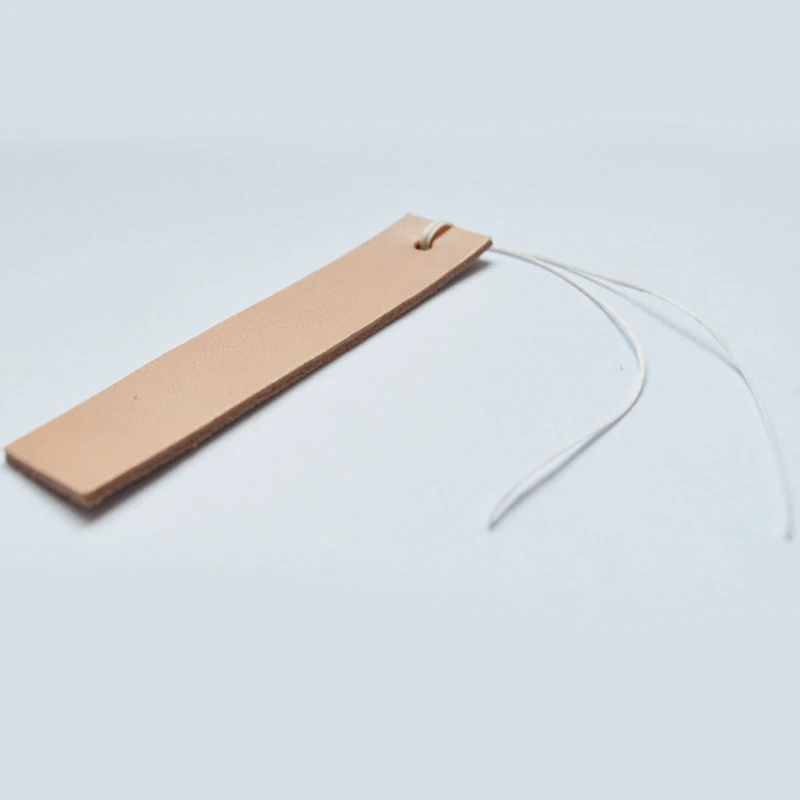 High Quality Bookmark Vintage Beige Custom Bookmark Genuine Leather Custom Bookmark