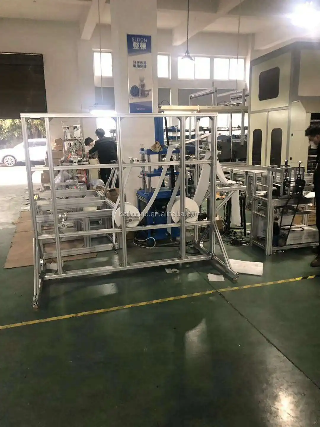 6040 4 axis CNC milling machine for mask embossing roller