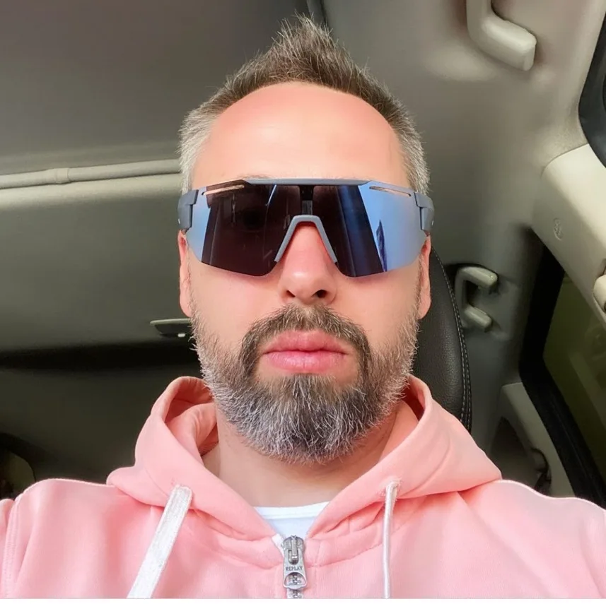 Black Blue Mirror 2022 sunglasses Unbreakable Custom Glasses Outdoor Sport Sunglasses Polarized mens sunglasses bike Eyewear