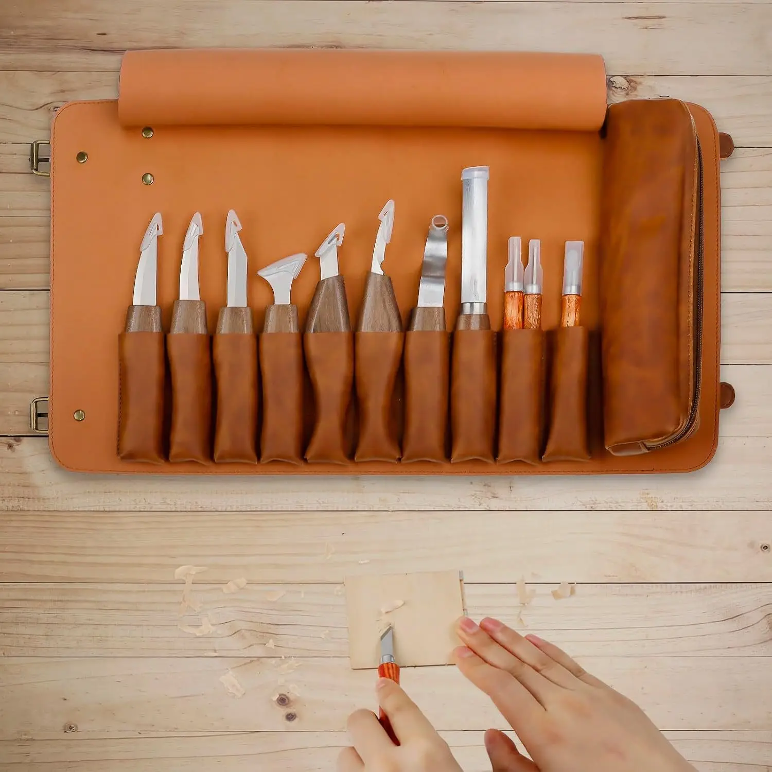 Wholesale 15Pcs/Set Wood Carving Tools Spoon Carving Hand Tool Set For DIY