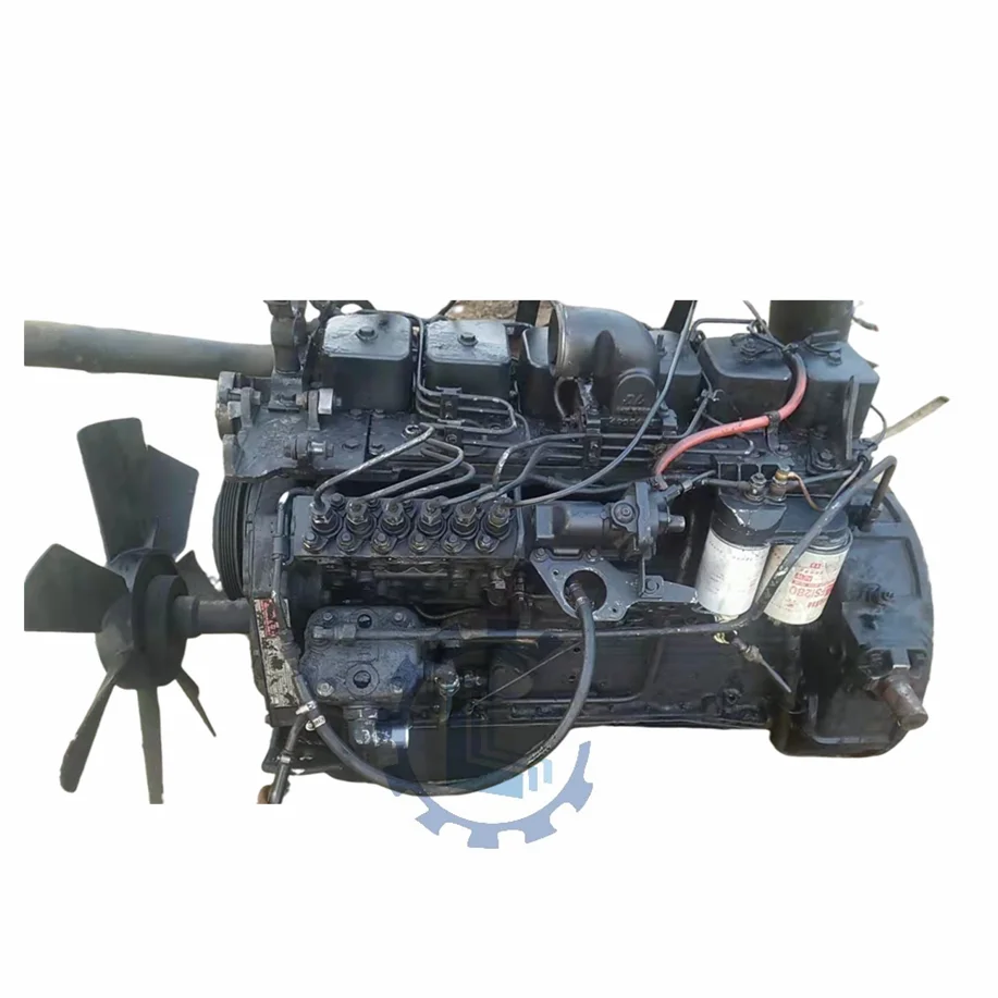 6 Cylinder 6BT Turbocharged Egnine Used Truck Diesel Engine B190 33 Machinery Engine Assembly