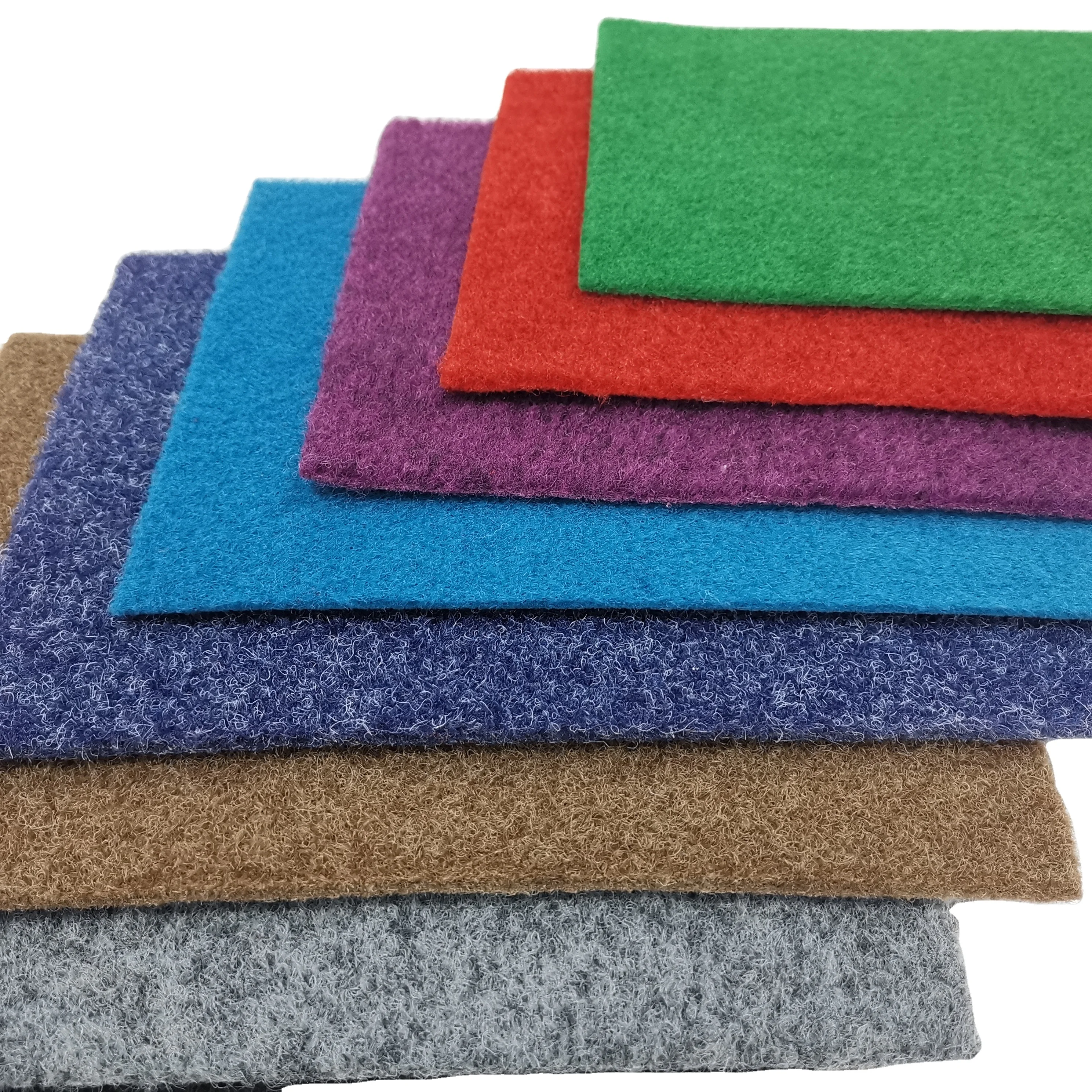 Commercial wedding carpets flooring entrance floor decorated wedding green shaggy velour carpet for office stair runner outdoor