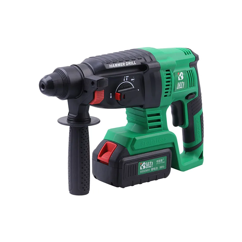 BINLI 88V  Large Strength Strong Multi-function  high Quality Impact Power Hammer dill