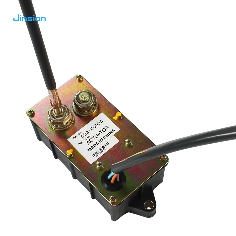 JINSION Drop shipping excavator parts 24V Solar340LC-V Throttle Motor ASS for Daewoo Doosan stepper motor 523-00006 523-00008