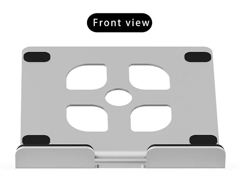 7 Level Adjustable Aluminium Laptop Cooling Stands Cooling Pad 17 inch for Desk and Lap Use