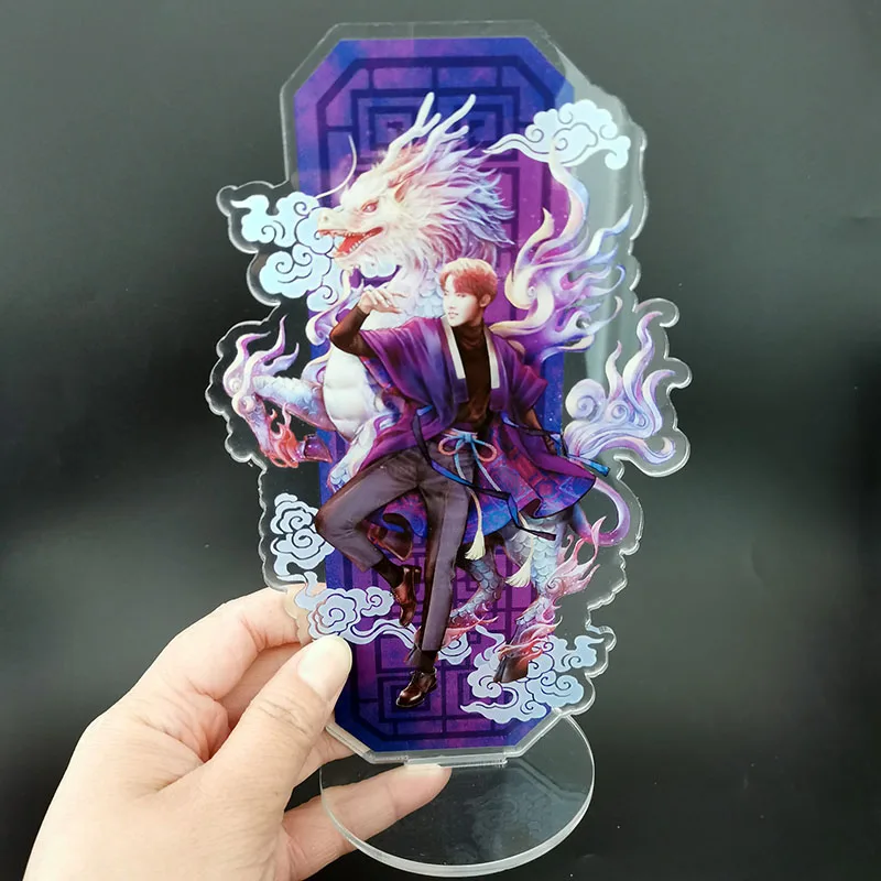 High quality custom logo double printing acrylic standee