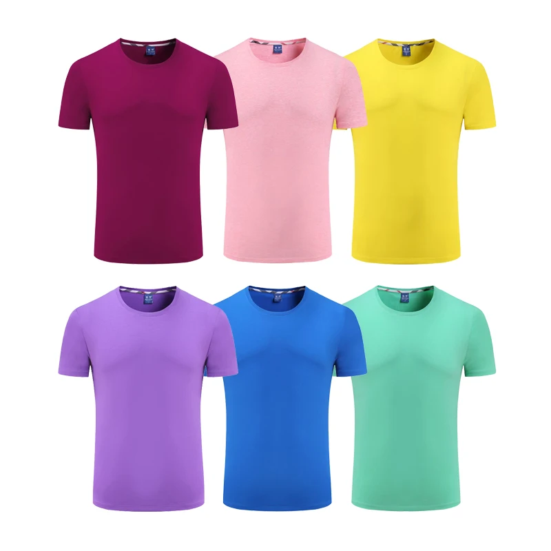 Wholesale luxury unisex  lightweight cotton blank plain t shirt custom logo screen printing organic tshirt