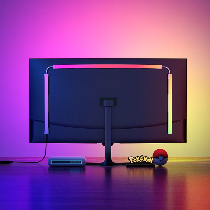 RGB меняющий цвет компьютерный монитор световая панель светодиодная подсветка синхронизированная лента легкий материал для ПК экран