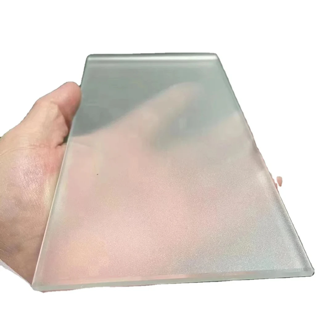 5mm Apartment Workshop Wall Decor Factory Price Oil Acid Frosted Glass